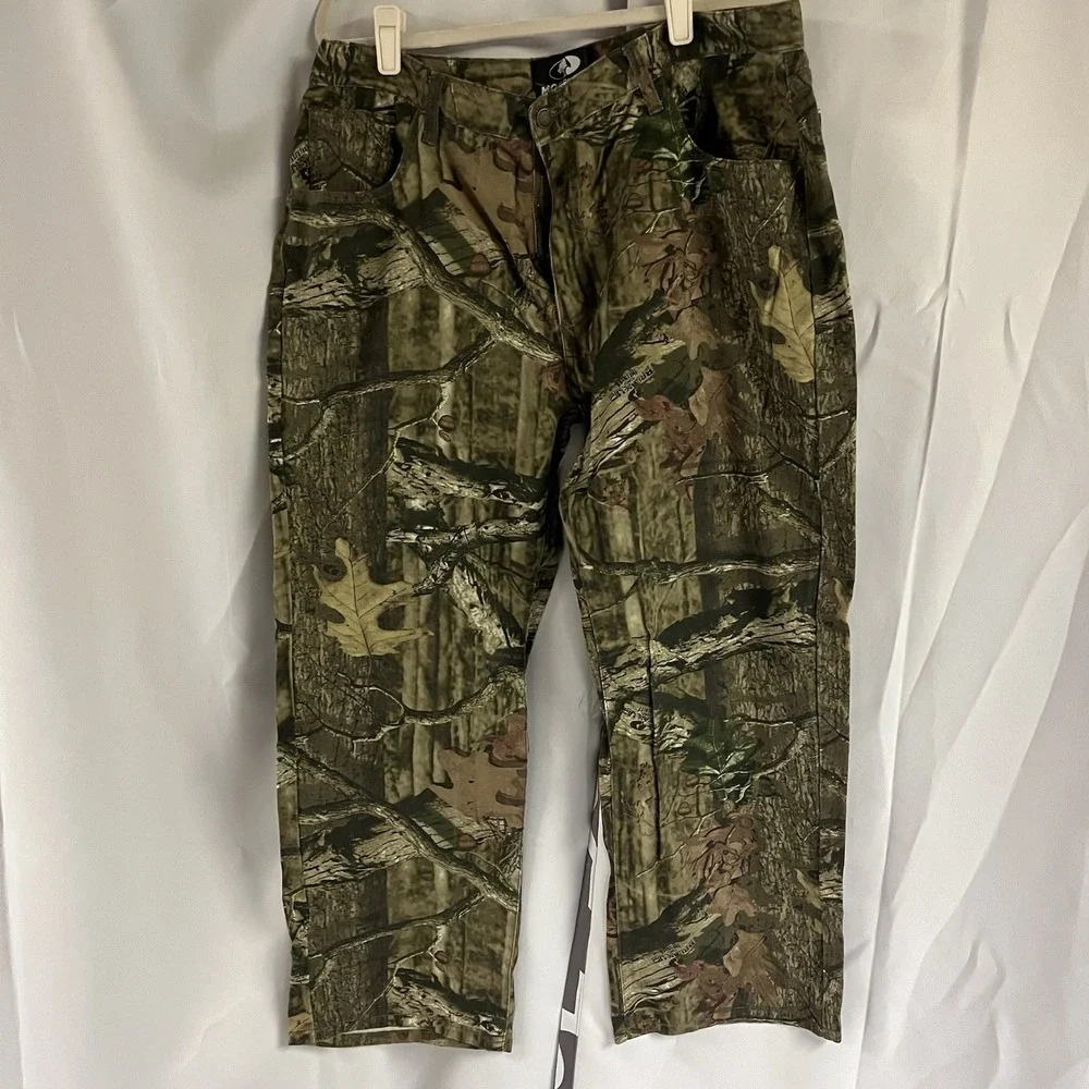 Mossy Oak Camo Cotton Jeans 38/30 Pants Hunting Fishing Outdoors Cool Man‎ Stuff